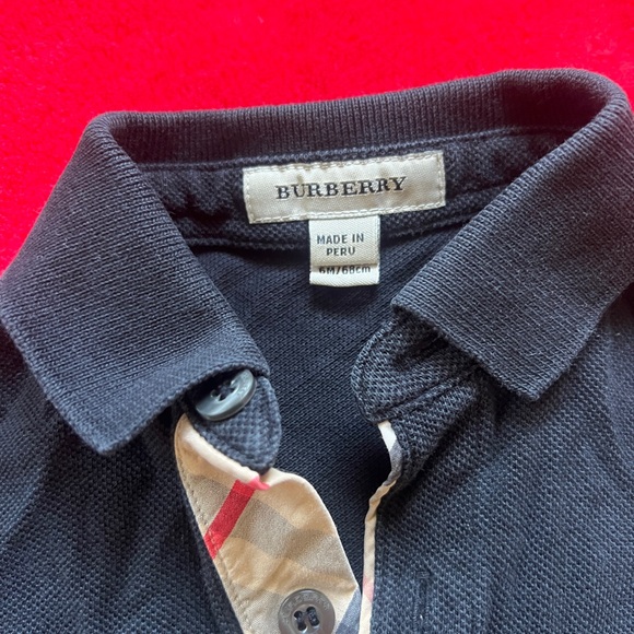 Pre Loved Baby 6 m Burberry polo shirt - Picture 3 of 4